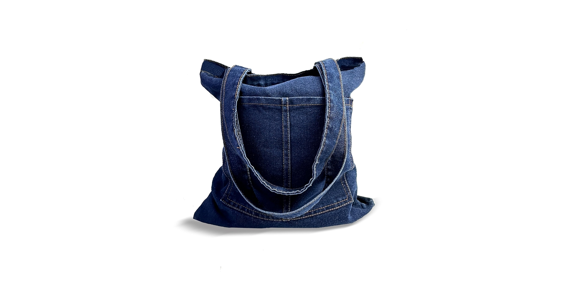 Amazon.com: Denim Tote Bag, Canvas Tote Bag with Zipper for